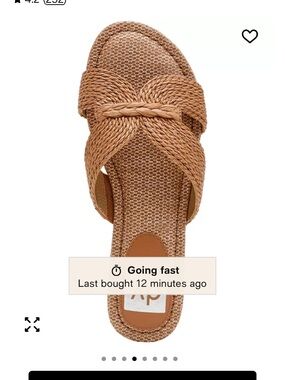Dolce Vita Straw Sandal